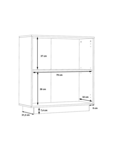 FORTE ANTUZA Komoda NTU221 kolor C251