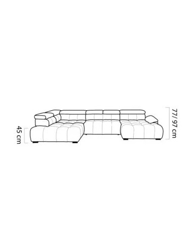 WERSAL NAROŻNIK ALVIN XL