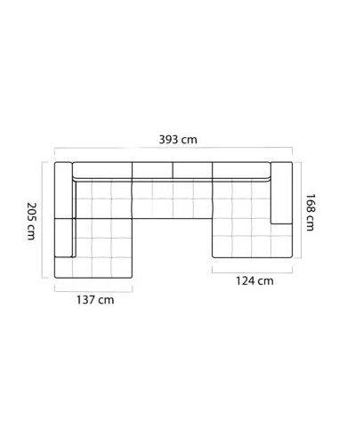 WERSAL NAROŻNIK ALVIN XL