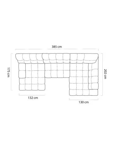 WERSAL MEBLE NAROŻNIK CAMPILE XL