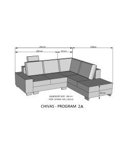Benix Meble Narożnik Chivas Program 2 2