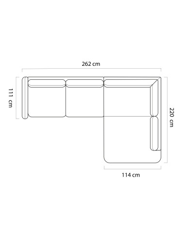 WERSAL NAROŻNIK CALVANO L