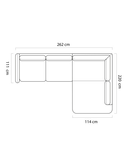 WERSAL NAROŻNIK CALVANO L