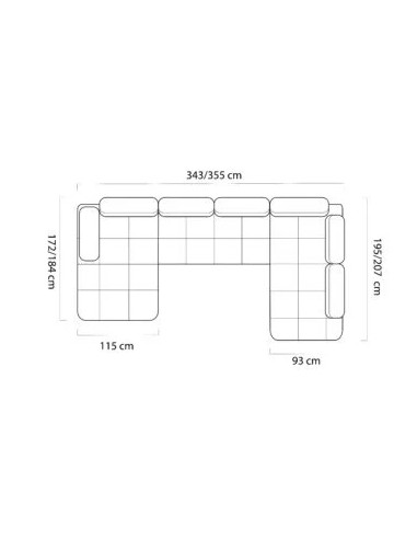 WERSAL NAROŻNIK FALCAO XL