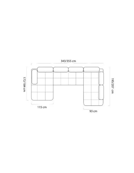 WERSAL NAROŻNIK FALCAO XL