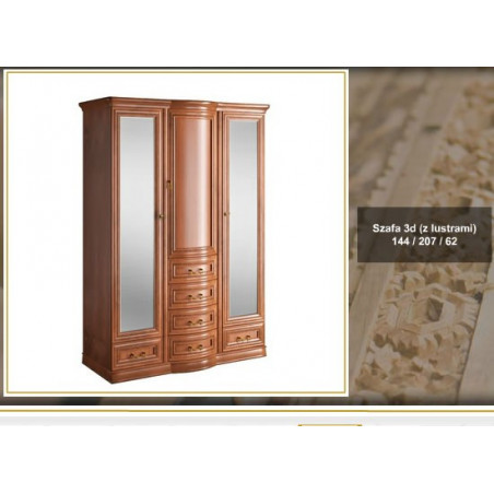 LATZKE RUPERT SZAFA 3D Z LUSTRAMI