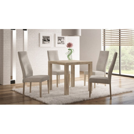 BOMAR STÓŁ RICO 80x80-230 BUK